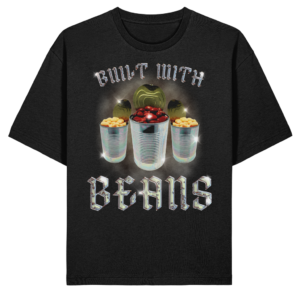 BUILT WITH BEANS T-SHIRT
